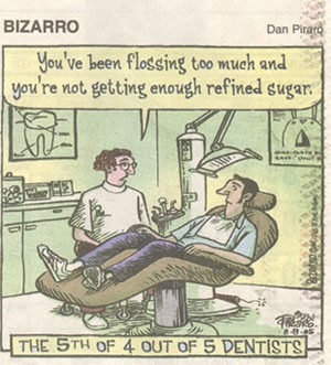 Dentist Jokes  - Because He Lost His Filling.