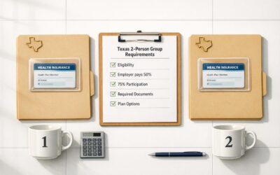 Common Texas Health Insurance Carrier Requirements for 2-Person Groups